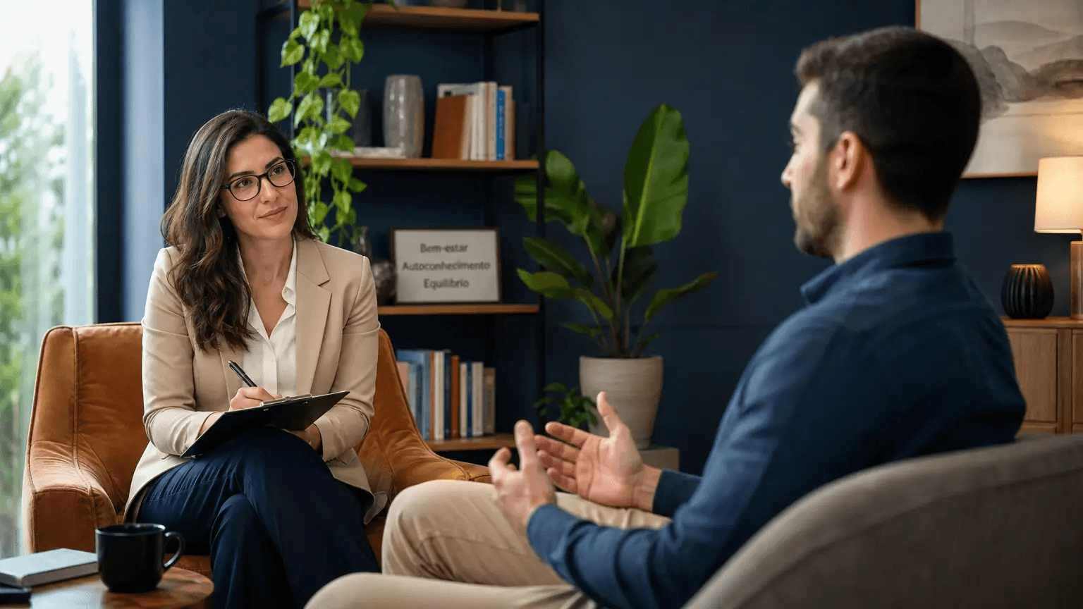 An advisor consulting with clients over a property model and floor plans